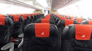 My review of Alitalias economy class Rome to Athens on an A320 [upl. by Idnahr]