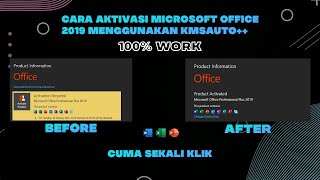 Cuma Sekali Click Cara Aktivasi Microsoft Office 2019 2022 [upl. by Adnek]