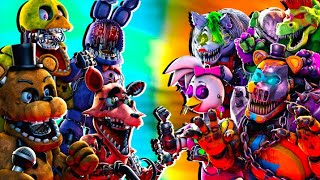 SFM FNaF Deathrock vs Withered [upl. by Vorfeld]