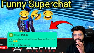 Alpha Clasher Funny Superchat🤣😂Solution Every Problem Alpha BabaSala ye Dukh Khtm Kahey Nahi hota😞 [upl. by Nothgierc]