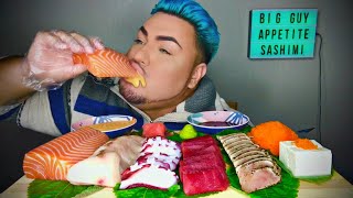 MASSIVE SASHIMI MUKBANG • SALMON TUNA HAMACHI amp OCTOPUS [upl. by Deedee789]