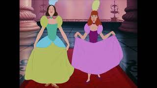 Anastasia and Drizella big bustles  Cinderella 1950 [upl. by Ocisnarf]