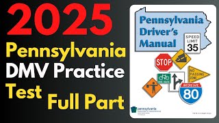 Pennsylvania DMV Permit Practice Test  Full Part  USA DMV Permit Practice Test [upl. by Asiaj]