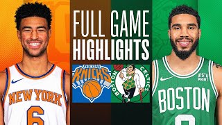 New York Knicks vs Boston Celtics Full Game Highlights  Oct 17  2023 NBA Preseason [upl. by Arevle]