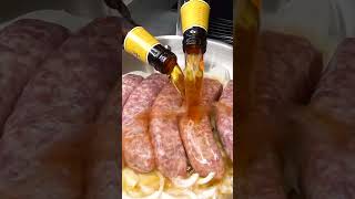 Beer Bratwurst  Quick and Easy Recipe eatcolor shorts [upl. by Atihcnoc]