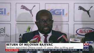 Return of Milovan Rajevac Serbian appointed Ghana coach 11 years after quitting post 24921 [upl. by Yeliac]