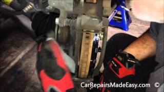 Hyundai Santa Fe Brake Pad Replacement [upl. by Kutchins]