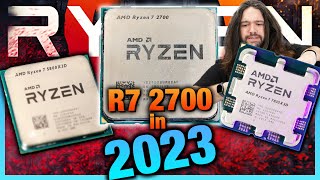 AMD Ryzen 7 2700X in 2023 Benchmarks vs 5800X3D 7800X3D amp More CPU Upgrades [upl. by Cherish361]