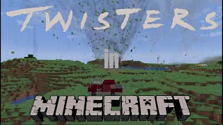 Twisters trailer in Minecraft [upl. by Adroj]