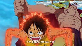 Luffy Stop Crocodile From Attacking Whitebeard 😨🔥English Sub [upl. by Sido]