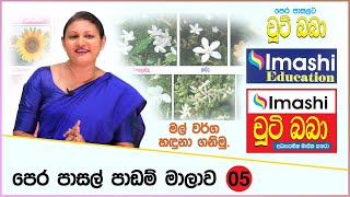 Chuti Baba PreSchool Lesson  05  චූටි බබා පෙර පාසල් පාඩම් මාලාව  05  Imashi Education [upl. by Baum300]