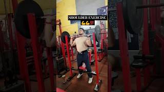 Shoulder exercise gym motivation  gym motivation gym virelvideo shortsfeed 💪💪 [upl. by Suelo]