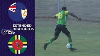 Anguilla vs Dominica Extended Highlights  CONCACAF Nations League  CBS Sports Golazo [upl. by Corwun119]