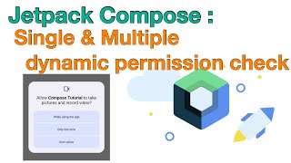 Dynamic Permission  Single amp Multiple Permission Request  Jetpack Compose [upl. by Winnie105]