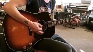 Gibson J160E John Lennon 1991 demo at DiPinto Guitars [upl. by Nomi967]