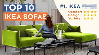 Top 10 IKEA Sofas Of The Year  Reviewing the Most Popular Models 2022 Update [upl. by Grover]