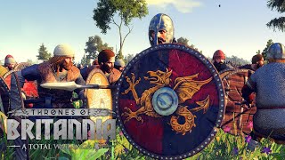 Battle of Edington 878 AD  Thrones of Britannia Total War Historical Battle [upl. by Tarabar177]