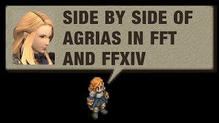 agrias sword skills in tactics vs her in ffxiv 【FFT X FF14】 [upl. by Lahcar]