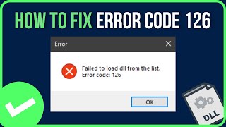 FIXED ERROR CODE 126  How to Fix Error Code 126 2024 [upl. by Lana]