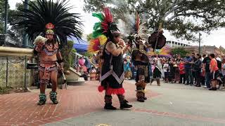 Xipe Totec Aztec Dancers  Placita Olvera [upl. by Arrad]