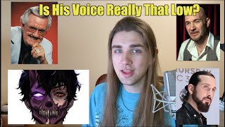 Bass Vocalist Analyzes Corpse Husband How is His Voice So Low [upl. by Connolly]