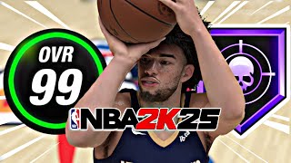 How To Get MAX BADGES  99 OVR in NBA 2k25 FAST [upl. by Anaidiriv288]