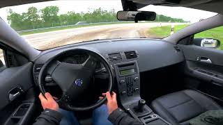 2007 Volvo C30 20D 136 Hp Pov Test Drive [upl. by Neelrahs]