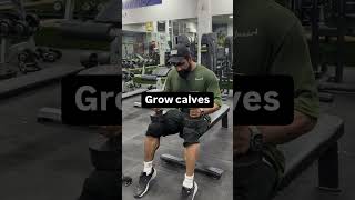 Grow Calves 🙌 calvesworkout gymmotivation fitnessjourney navafitness fitnessmotivation [upl. by Elyrehc]