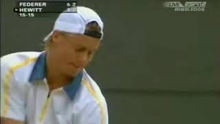 2005 Wimbledon SemiFinal Federer vs Hewitt [upl. by Deys663]