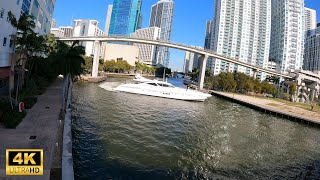 Miami  Downtown Brickell City Center  Walking Tour in 4K [upl. by Larimore]