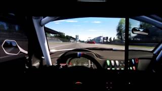 Assetto Corsa im Rennsimulator 180cm Surround Display kurtz angespielt [upl. by Flan872]