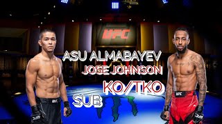 UFC ASU ALMABAYEV VS JOSE JOHNSON [upl. by Melisenda920]