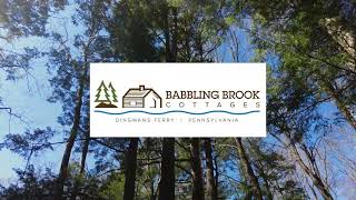 Babbling Brook Cottages  Pocono Mountains [upl. by Greysun]