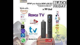 1A IPTV SETUP ROKU FIRESTICK APPLE TV SAMSUNG LG TV CHROMECAST DONT SPEND MORE ON BILLS [upl. by Atekehs]