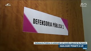 Homenageados pelo Senado defensores públicos dão auxílio jurídico a atingidos pelas enchentes no RS [upl. by Admana804]