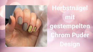 Gestempeltes Chrom Puder Design  Mimi made it [upl. by Sharona]