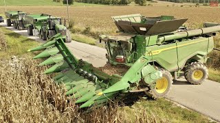 JOHN DEERE 16 Row Folding Corn Head C16F [upl. by Drue655]