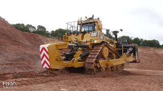 HUGE Caterpillar D11T dozer [upl. by Nylirret]