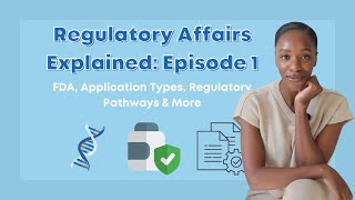 Regulatory Affairs Explained Episode 1 FDA Application Types Regulatory Pathways amp More [upl. by Enytnoel]