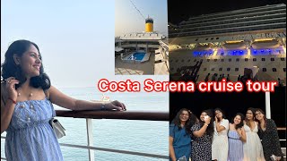 Costa Serena Cruise Visit  Uncut Vlog [upl. by Ahsimik814]