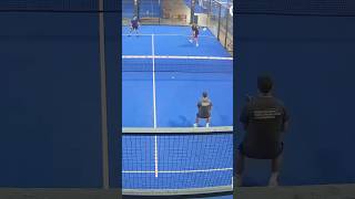 🔥 Channeling his inner Galan 💫 BehindTheBack Magic 🎩🪄  Lasse Todberg Padel Sports Tricks [upl. by Noiramaj]