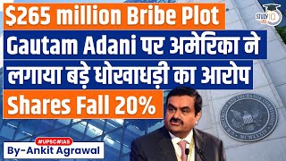 Gautam Adani charged in US with alleged 265 million bribery fraud  Economy [upl. by Yrrab]