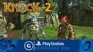 Knack 2  Announce PSX 2016 Trailer HD [upl. by Aivull]