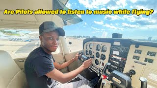 Are pilots allowed to listen to music during a flight [upl. by Demy773]