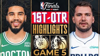 Dallas Mavericks vs Boston Celtics  Game 5 Highlights HD 1stQTR  June 17  2024 NBA Finals [upl. by Kristien]