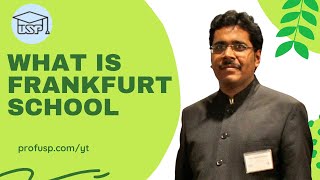 What is Frankfurt School [upl. by Aynekat]