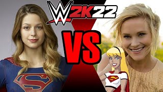 Melissa Benoist vs Nicholle Tom TV Supergirl vs TAS Supergirl [upl. by Oletta]