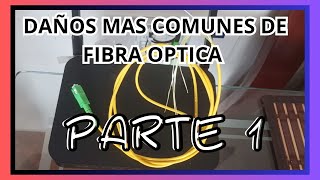 Todos los daños de fibra óptica HOGAR SOLUCIONADOS PARTE 1 [upl. by Yrem]