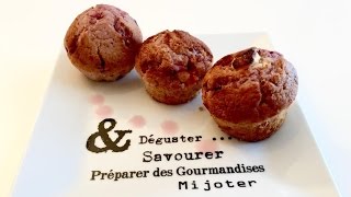 Muffins framboises chocolat blanc [upl. by Loise622]