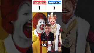 McDonalds vs Burger King [upl. by Ellertnom]